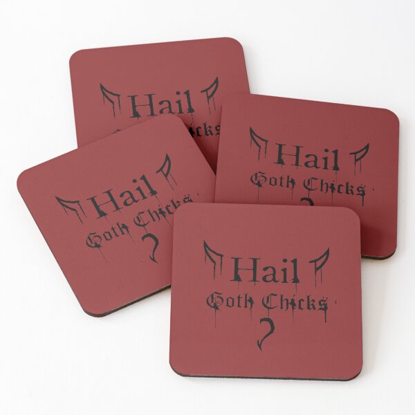 Item preview, "Hail Goth Chicks" black and white design designed and sold by D-Storm-.