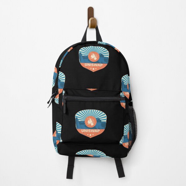 Item preview, Uniswap UNI Crypto Mountain Badge Cryptocurrency Pastels designed and sold by Bitcoin-Fashion.