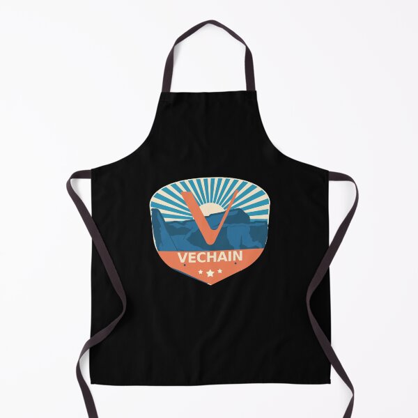 Item preview, VeChain VET Crypto Mountain Badge Cryptocurrency Pastels designed and sold by Bitcoin-Fashion.