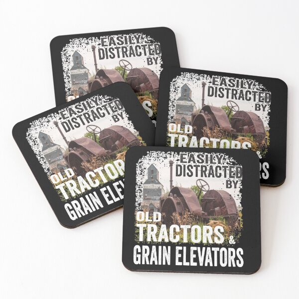 Item preview, Vintage fun; Easily distracted by tractors & grain elevators designed and sold by Department61.