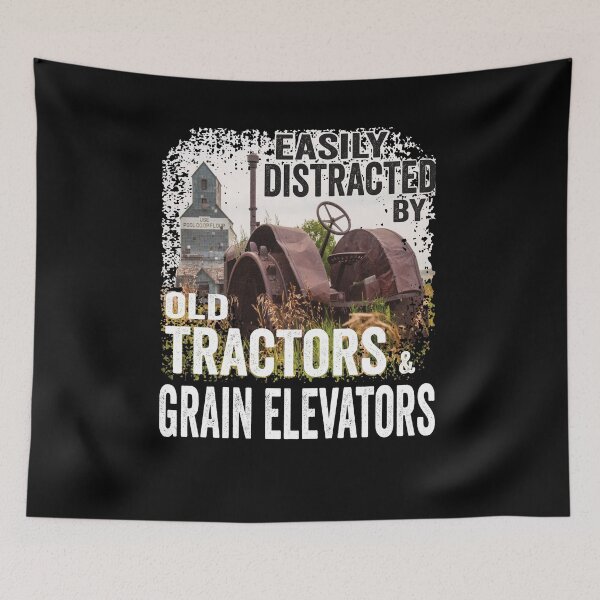 Item preview, Vintage fun; Easily distracted by tractors & grain elevators designed and sold by Department61.