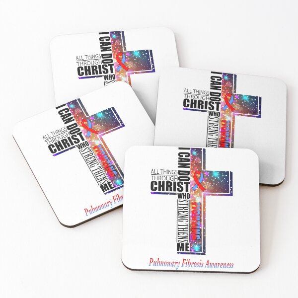 Item preview, I Can Do All Things Through Christ Pulmonary Fibrosis Awareness designed and sold by Brad-FI.