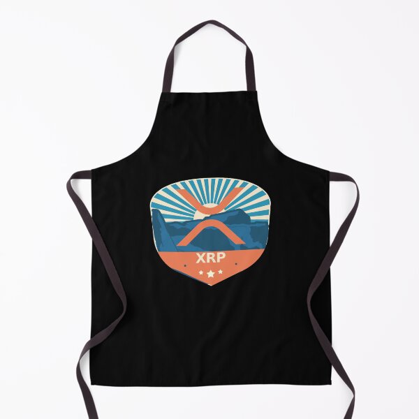 Item preview, XRP Crypto Mountain Badge Cryptocurrency Pastels designed and sold by Bitcoin-Fashion.