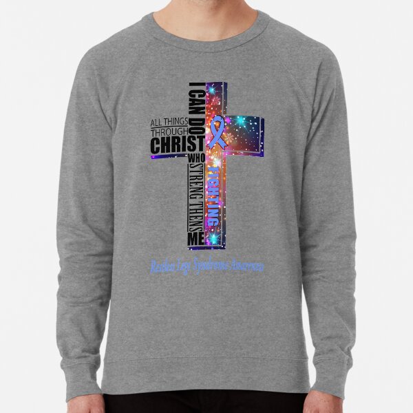 Item preview, I Can Do All Things Through Christ Restless Legs Syndrome Awareness designed and sold by Brad-FI.