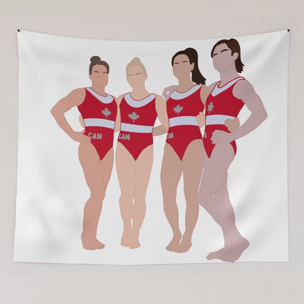 Item preview, Canadian Women’s Gymnastics Team Tokyo Drawing  designed and sold by GrellenDraws.