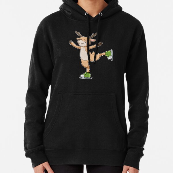 Item preview, Deer at Ice skating with Ice skates designed and sold by Snabdesign84.