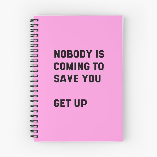Item preview, NOBODY IS COMING TO SAVE YOU  designed and sold by UNNETart.
