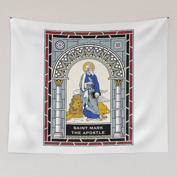 Item preview, ST MARK THE APOSTLE under STAINED GLASS designed and sold by CatholicSaints.
