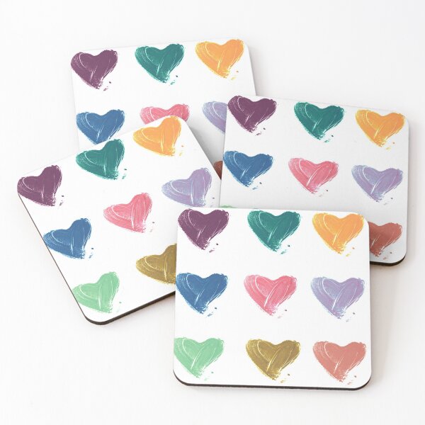 Item preview, Hearts in many colors designed and sold by GeoTeasters.