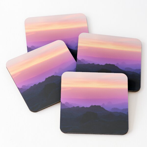 Item preview, Pink Sunset Mountain Sky designed and sold by newburyboutique.