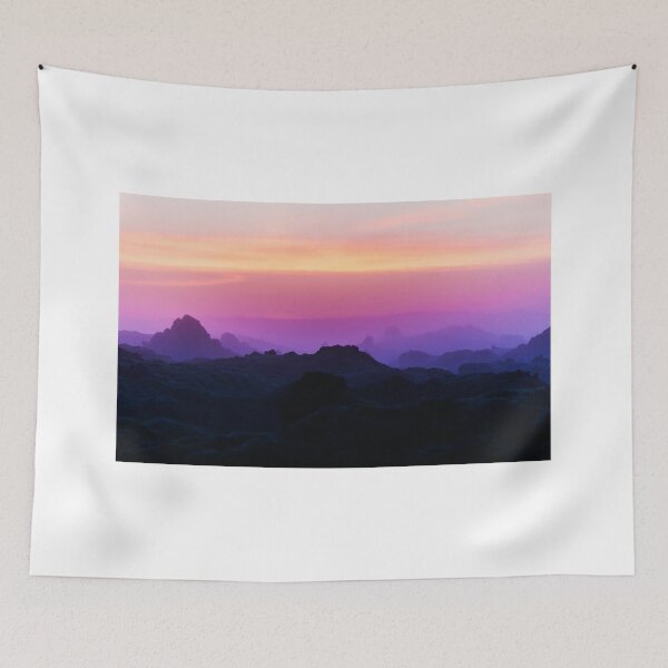 Item preview, Pink Sunset Mountain Sky designed and sold by newburyboutique.