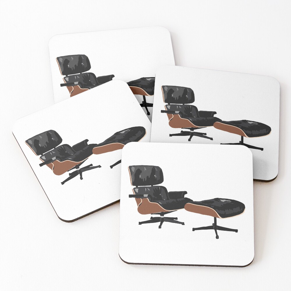 Eames Lounge Chair Throw Pillow for Sale by stickers-by-lib