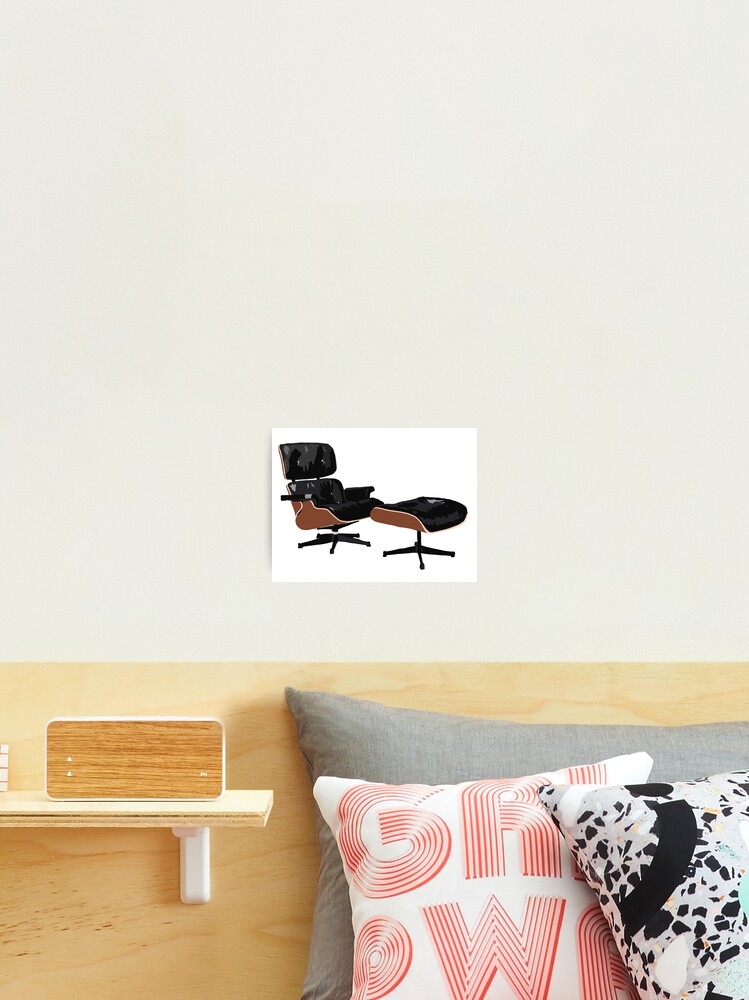 Eames Lounge Chair Throw Pillow for Sale by stickers-by-lib