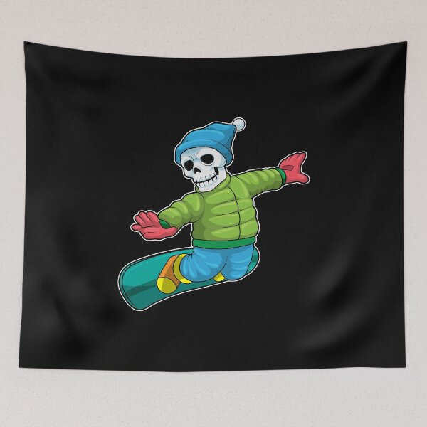 Item preview, Skeleton Snowboarder Snowboard designed and sold by Snabdesign84.