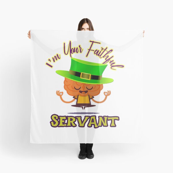 Item preview, I'm your servant brain & mind inspiring quote designed and sold by Inspirationarea.