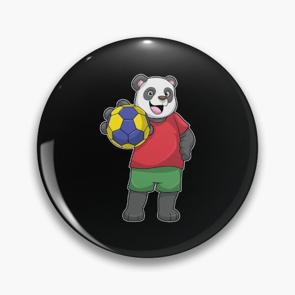 Artikelvorschau, Panda beim Handball Sport entworfen und verkauft von Snabdesign84.