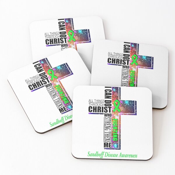 Item preview, I Can Do All Things Through Christ Sandhoff Disease Awareness designed and sold by Brad-FI.