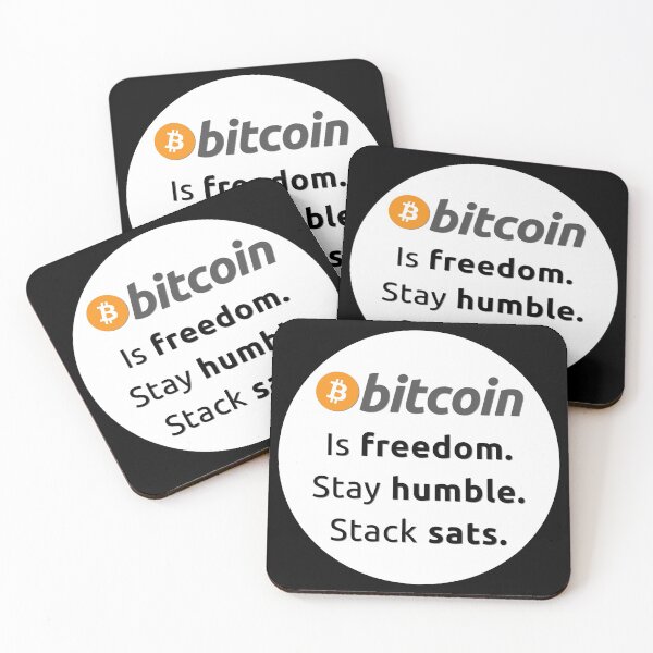 Item preview, Bitcoin is freedom. Stay humble. Stack sats designed and sold by BitcoinFTW.