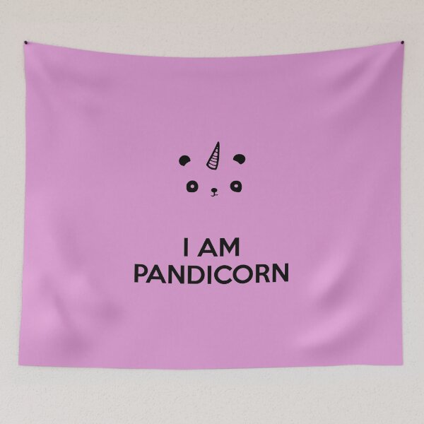 Item preview, I Am PandiCorn - Black Logo Design designed and sold by 108dragons.