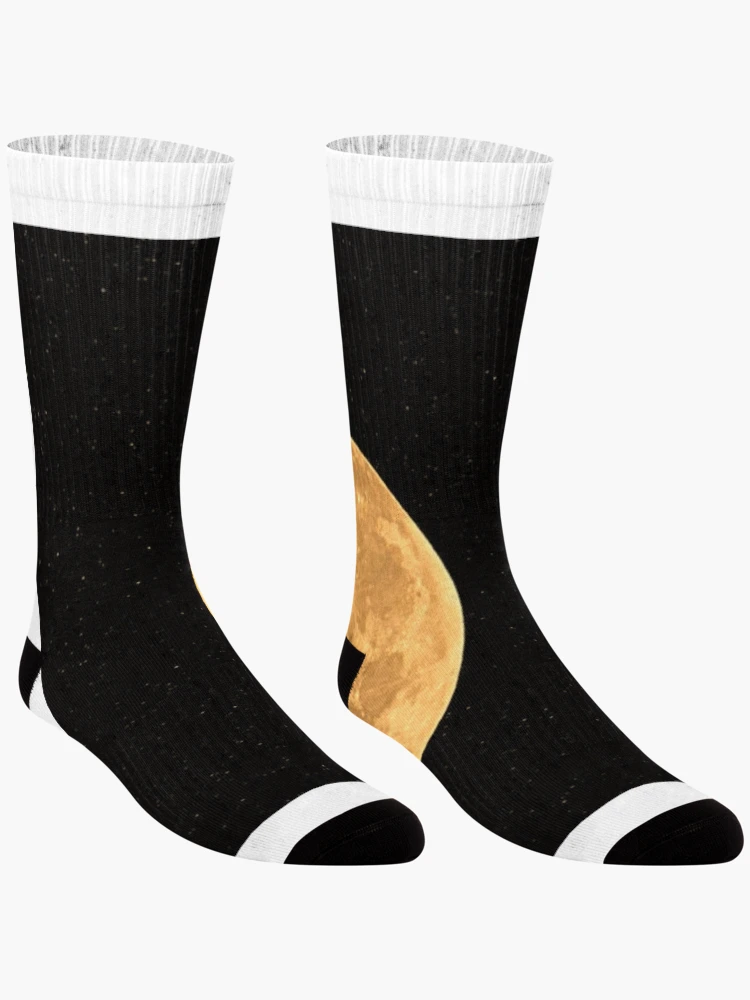 Thumbnail 3 of 5, Socks, Full Moon designed and sold by RBDESIGN SHOP.