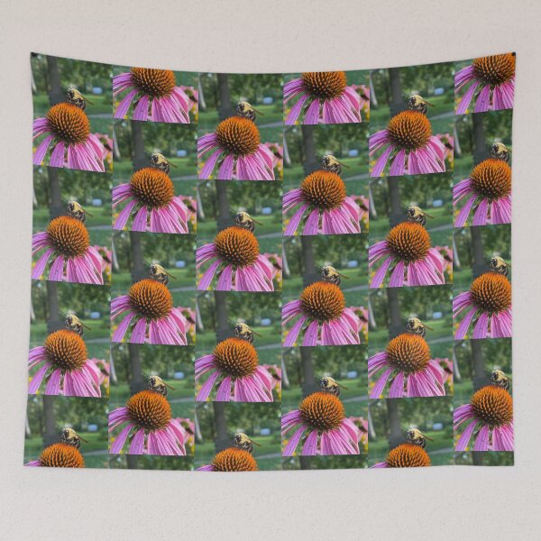Item preview, Coneflower Bee designed and sold by JennyofArc.