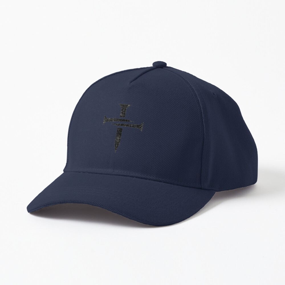 Men's Trucker Hat, Three Nails Hat, Cross Hat, Christian Clothing, Embroidered Men's Cap, Men's Jesus Hat, Religious Hat, Three Nails Cross