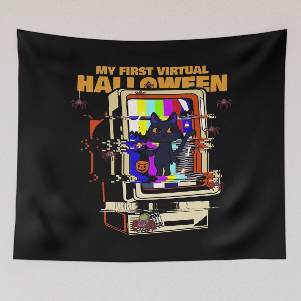 Item preview, MY FIRST VIRTUAL HALLOWEEN  designed and sold by RetroPlaceee.