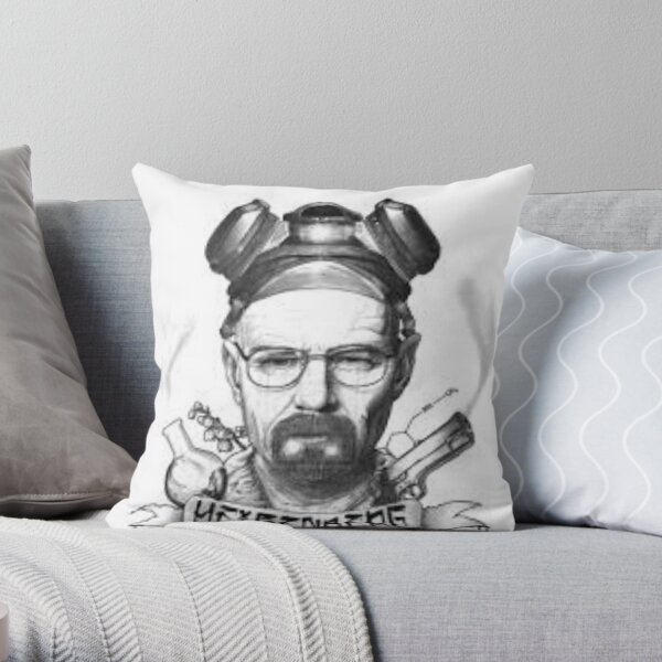 Walter White Throw Pillow for Sale by Muffin Man