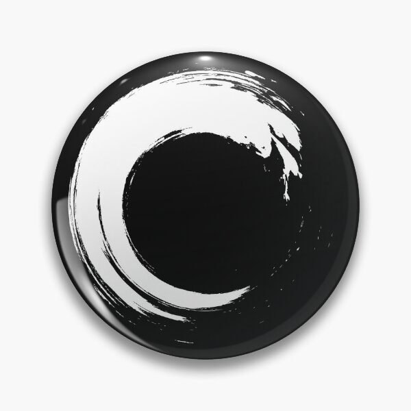 Item preview, Minimalist Black and White Enso Circle Design Abstract designed and sold by NancyMerkle.