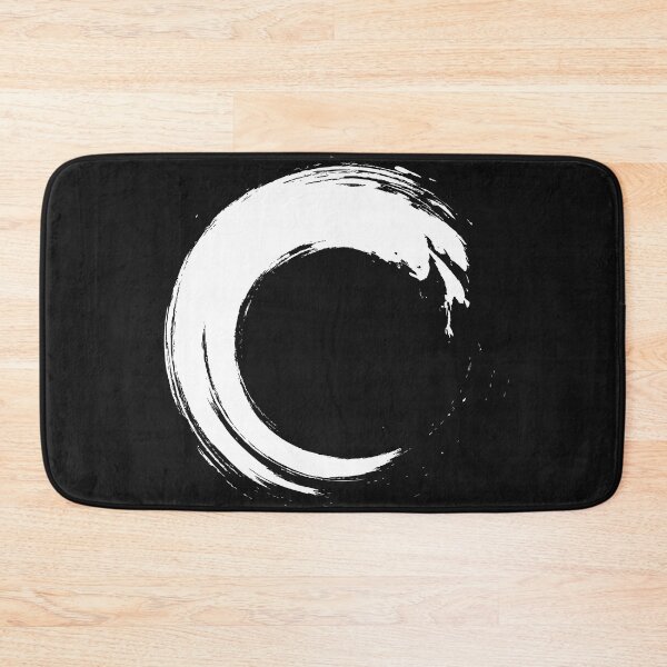 Item preview, Minimalist Black and White Enso Circle Design Abstract designed and sold by NancyMerkle.