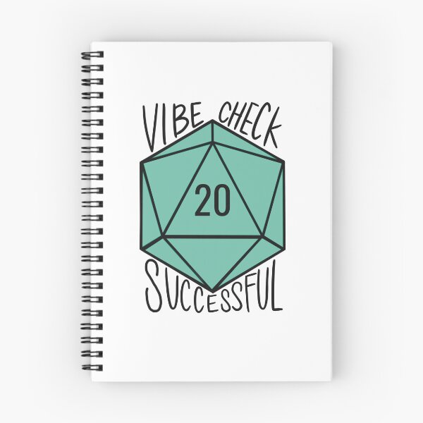 Item preview, Vibe Check Successful D20 designed and sold by ladystromas.