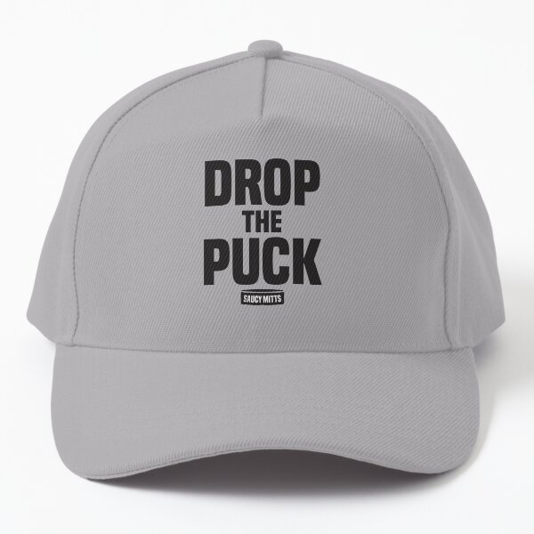 Drop The Puck Hockey Baseball Cap