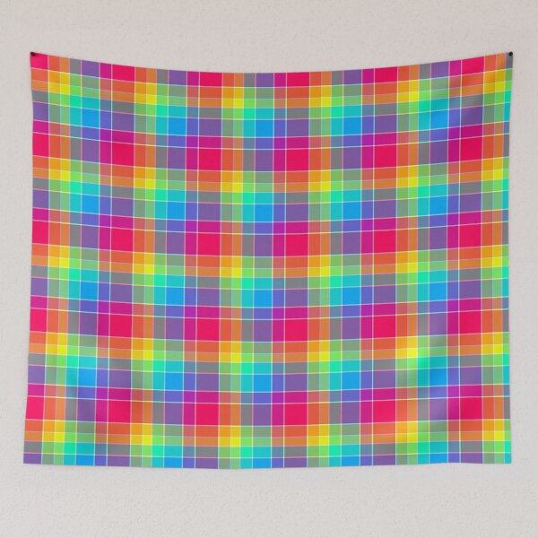 Item preview, Bright Rainbow Plaid designed and sold by moorecolinart.