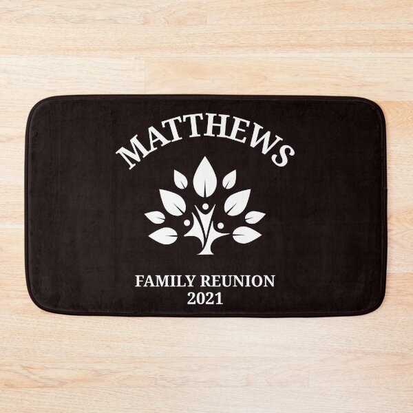 Item preview, Matthews Family Reunion 2021 Art in White designed and sold by KarisCanvasShop.