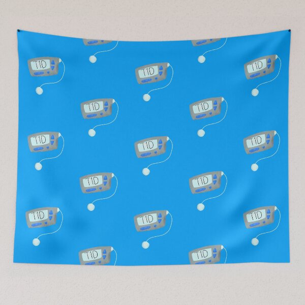 Item preview, Insulin pump with the text T1D designed and sold by Nadia Arsky.