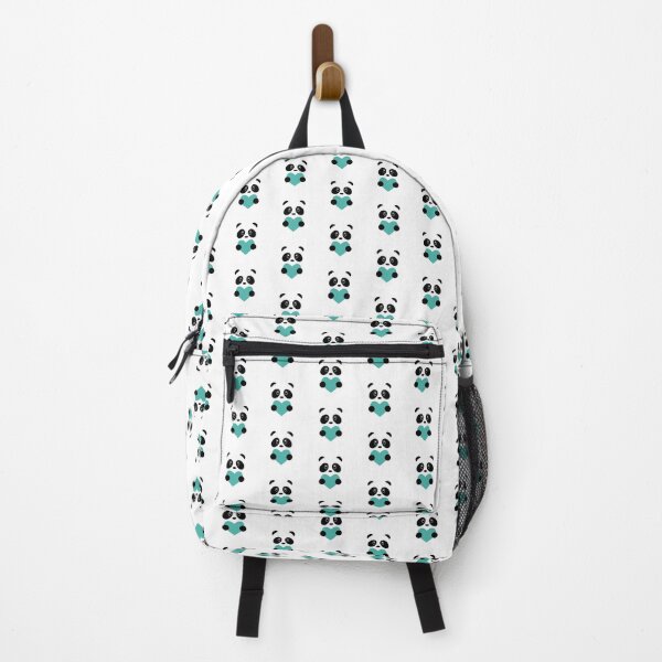 Item preview, Teal Heart Panda #86 - 1000Pandas by Amanda Roos designed and sold by Amanda Roos.