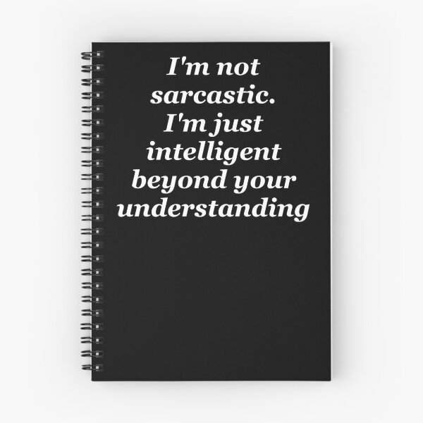 Artikelvorschau, Ich bin nicht sarkastisch, ich bin einfach nur intelligenter als du es verstehst. entworfen und verkauft von shadowthor.