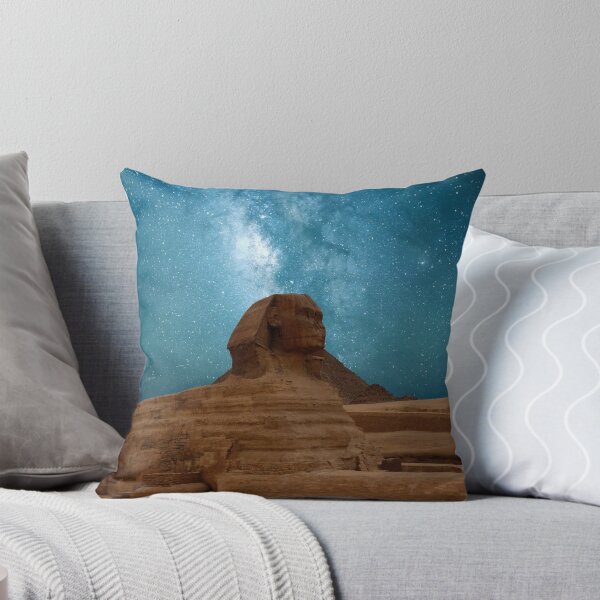 Item preview, Great Sphinx of Giza-under-blue-starry-sky designed and sold by RBDESIGN SHOP.