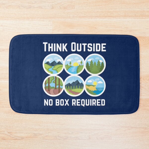 Item preview, Think Outside No Box Required designed and sold by Krysanthe.