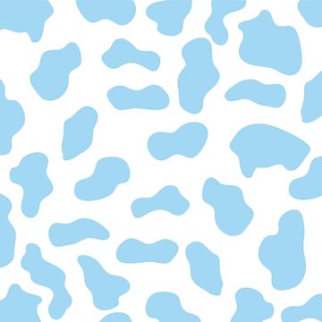 Aperçu de l'œuvre cow print - sky blue de kapchi