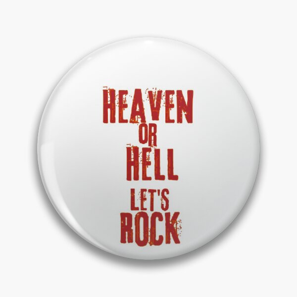 Item preview,  Heaven or Hell Let's Rock white designed and sold by AnimeWorld8.