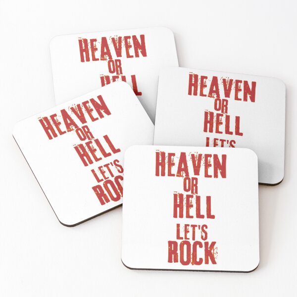 Item preview,  Heaven or Hell Let's Rock white designed and sold by AnimeWorld8.