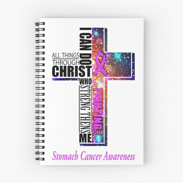 Item preview, I Can Do All Things Through Christ Stomach Cancer Awareness designed and sold by Brad-FI.