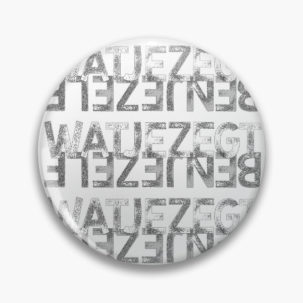 Item preview, Wat je zegt ben jezelf (You Are What You Say, in Dutch) - Pattern style, black&white designed and sold by ByMaSOLE.