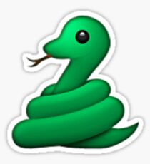 Emoji Snake Sticker