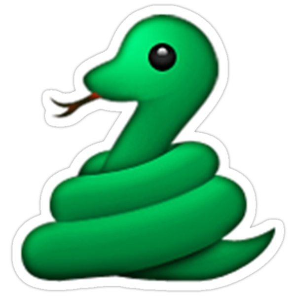  Emoji Snake Stickers by animalz Redbubble