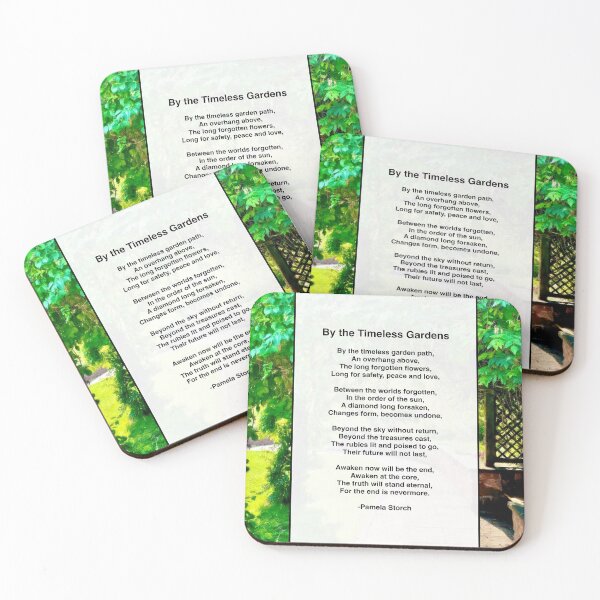 Item preview, By the Timeless Gardens Poem designed and sold by Pamela Storch.
