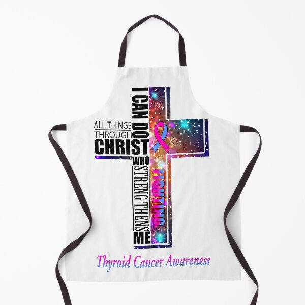 Item preview, I Can Do All Things Through Christ Thyroid Cancer Awareness designed and sold by Brad-FI.