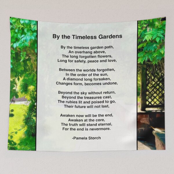 Item preview, By the Timeless Gardens Poem designed and sold by Pamela Storch.