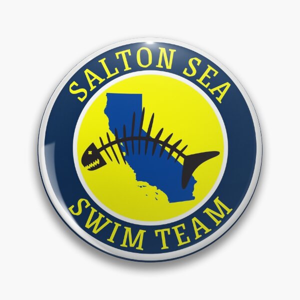 Artikelvorschau, Salton Sea Swim Team Marineblau Lustig entworfen und verkauft von MojaveTradePost.